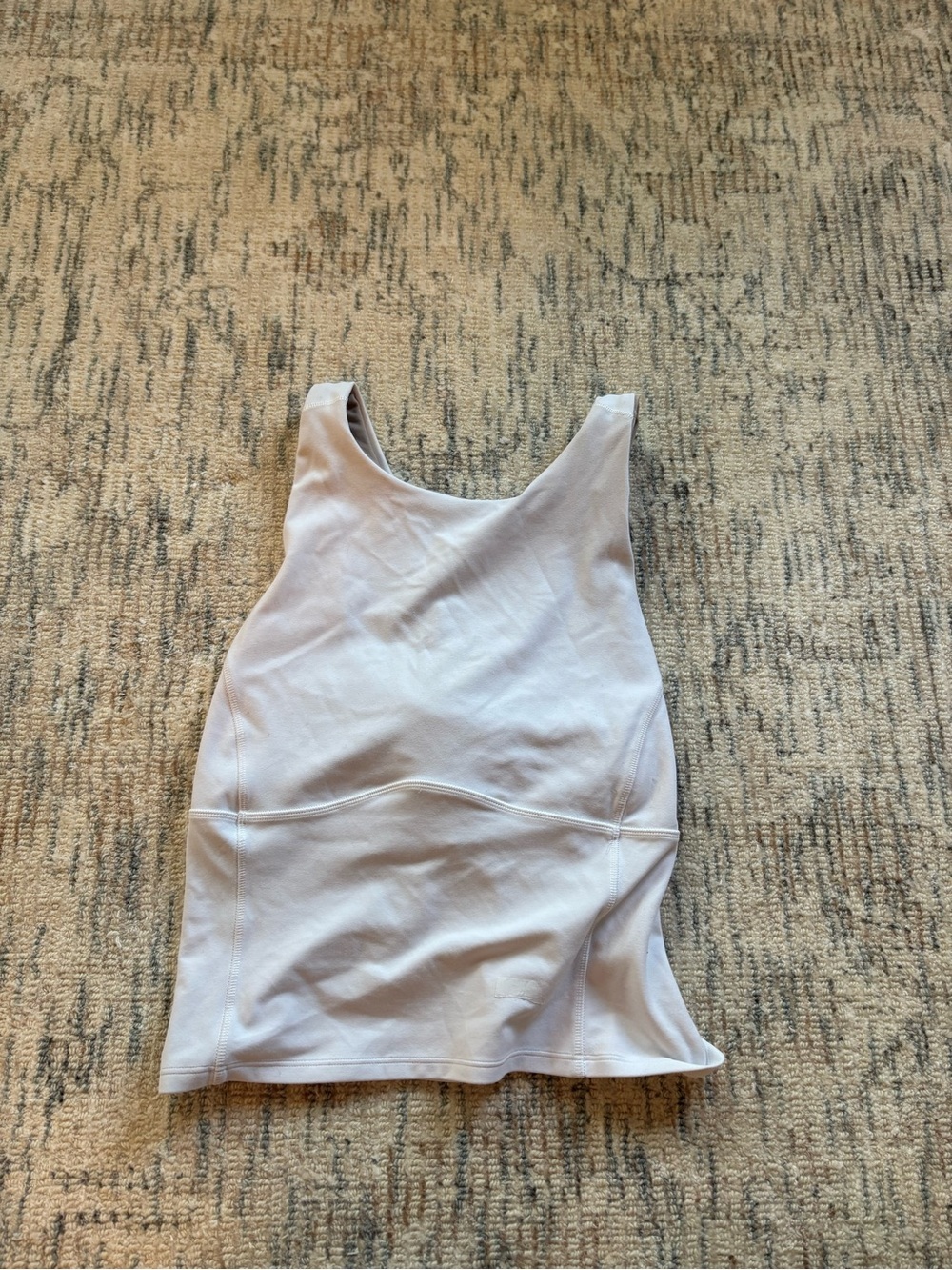 Lululemon Women's White Scoop Neck Tank Top